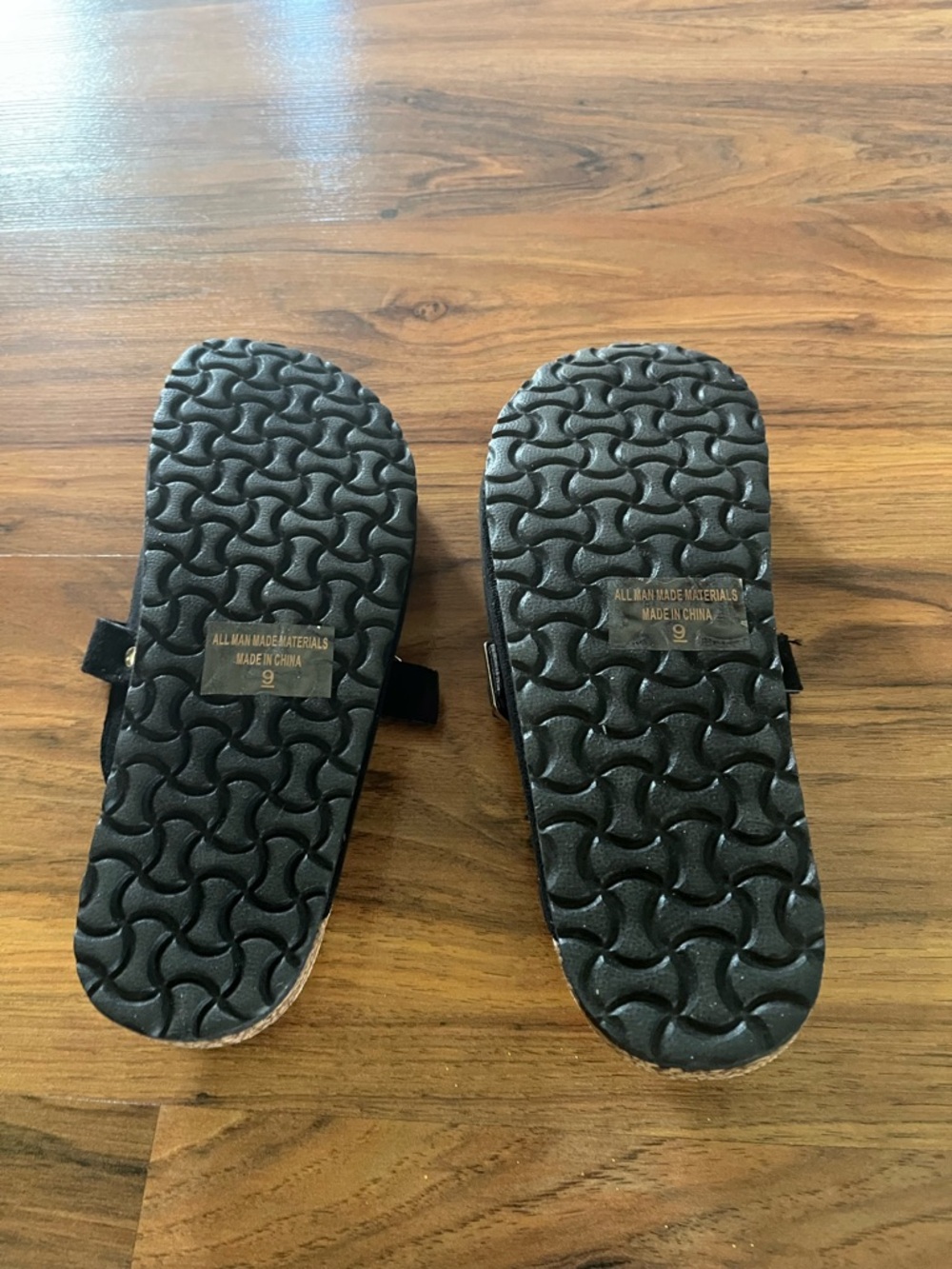 Fashion Nova Black Buckle Slip-On Shoes - Picture 6 of 9